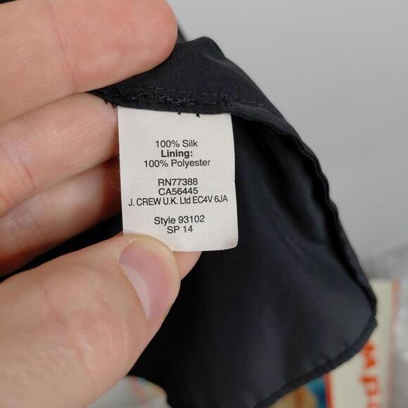 J Crew Dress Womens 2 Petite Silk Babydoll Mini Sleeveless Lined Formal Hoco - Picture 8 of 10